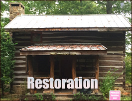 Historic Log Cabin Restoration  Delaware, Ohio